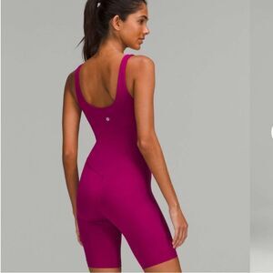 Lululemon align Onesie 8” magenta purple one piece size 2